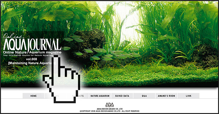 Online Aqua Journal by Takashi Amano - Your Information Source for Nature Aquarium
